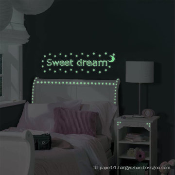 factory price wholesale glow in the dark wall stickers for kids rooms hot sale